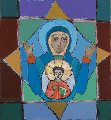 Vierge au Signe icne langage symbolique et art sacr